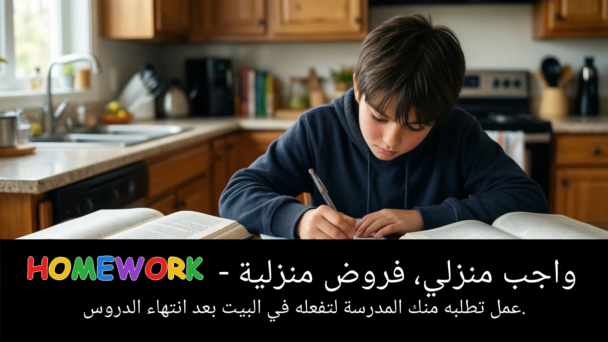 Arabic Illustration for homework